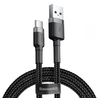 Baseus USB Typ C Kabel 0.5M Schwarz und Grau