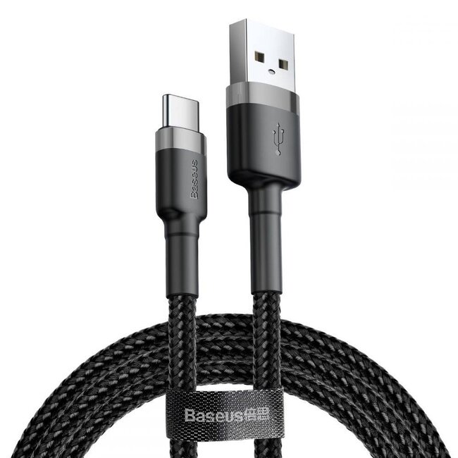 Baseus [Kaputte Verpackung]Baseus USB Typ C Kabel 0.5M Schwarz und Grau