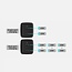 Baseus [Kapotte verpakking]Baseus 65W GaN Fast Charger 2x USB-C Zwart
