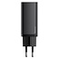 Baseus [Kaputte Verpackung]Baseus 65W GaN-Schnellladegerät 2x USB-C Schwarz