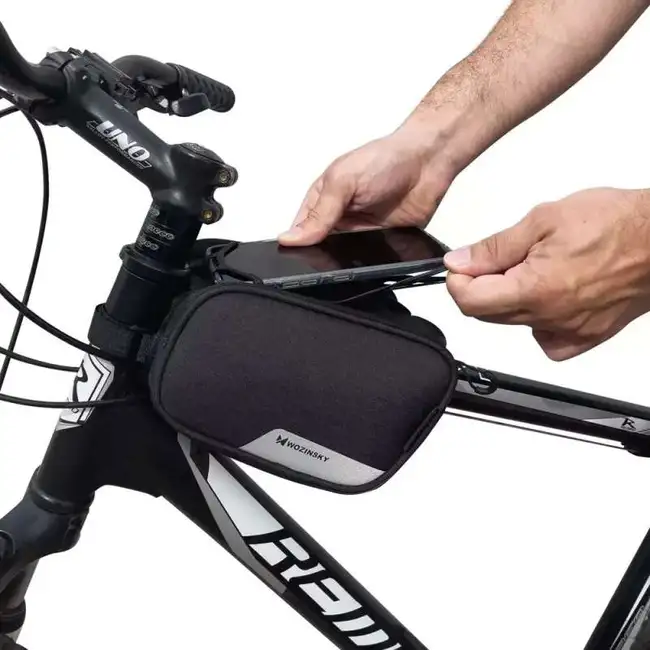 Wozinsky Bicycle bag with phone holder