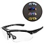 Wozinsky Lot de luxe de lunettes de cyclisme polarisées