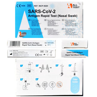 Alltest Kit de test Covid (écouvillon nasal)
