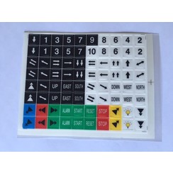 SAGA1-K2 Autocollant ensemble