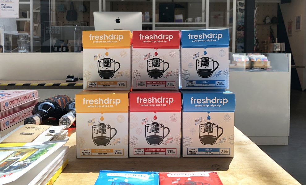 Freshdrip reinvented: meet our new range of drip coffee bags