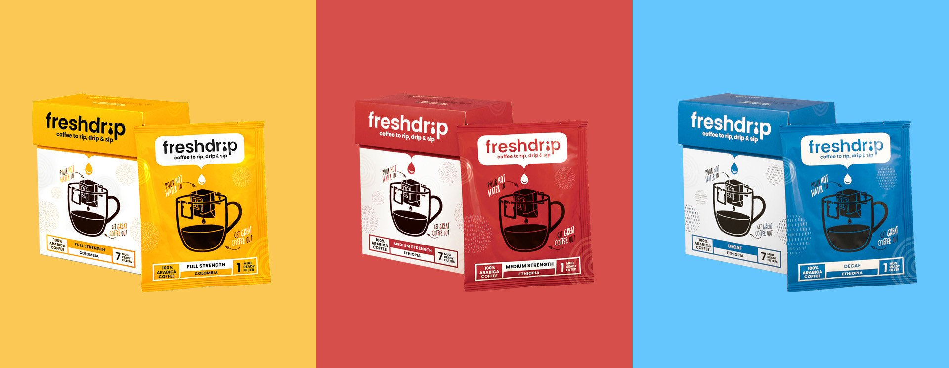 Freshdrip Small Box Met 7 Koffie Filters