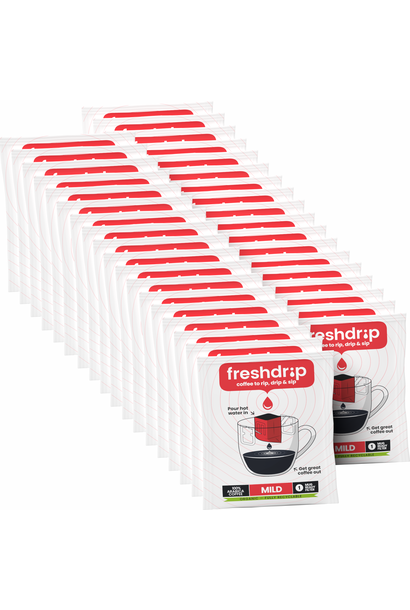 MILD filterkoffie | 100 Freshdrip super voordeelpak
