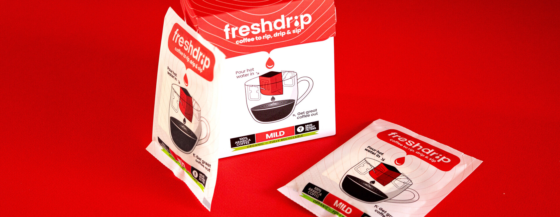 Our range of small Freshdrip packs