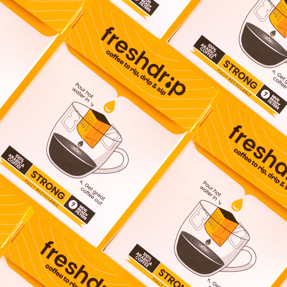 STRONG filterkoffie | 50 Freshdrip voordeelpak-2
