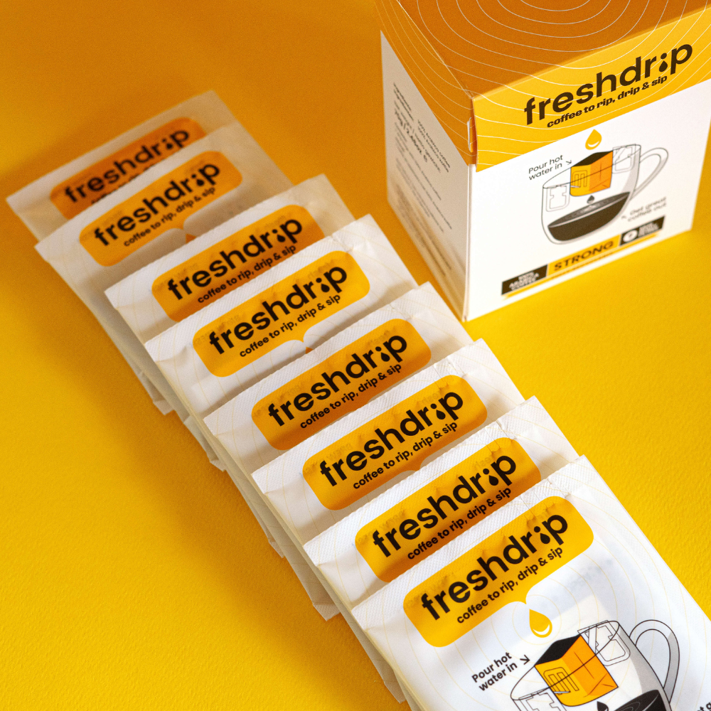 STRONG filterkoffie | 50 Freshdrip voordeelpak-4