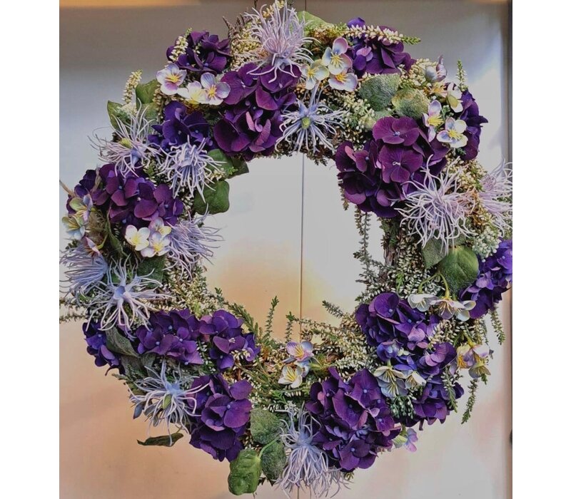 Violet Bloemenkrans [exclusief]