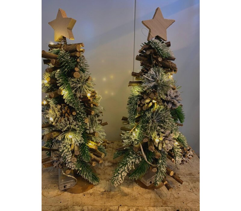 Rustieke Hout Kerstboompje