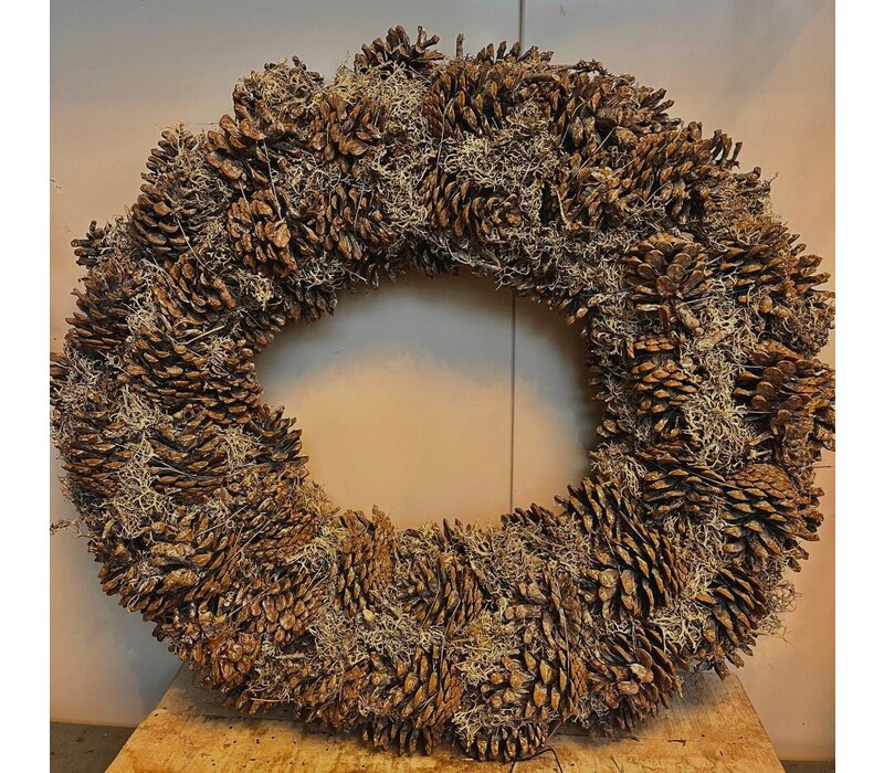 Rustieke Dennenappelkrans