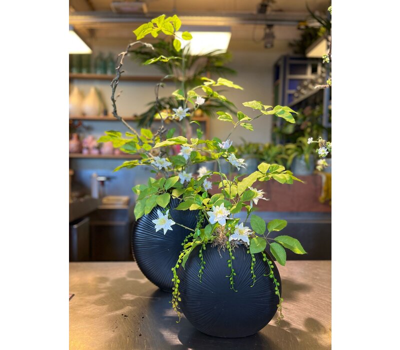Elegant Groen Zijden Arrangement
