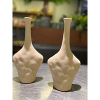 Beige Keramieken Designvaas