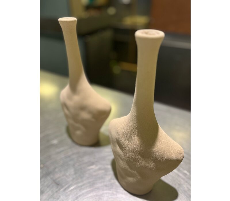 Beige Keramieken Designvaas