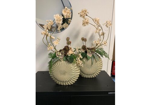 Elegant Zijdebloem Duo