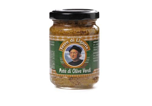 Terre di Liguria Tapenade van groene olijven 135 g