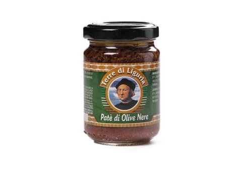 Terre di Liguria Tapenade van zwarte olijven 135 g