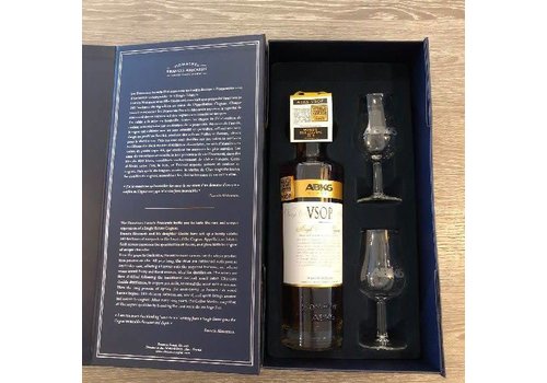 ABK6 VSOP Cognac Geschenkpaket 70 cl + 2 Gläser