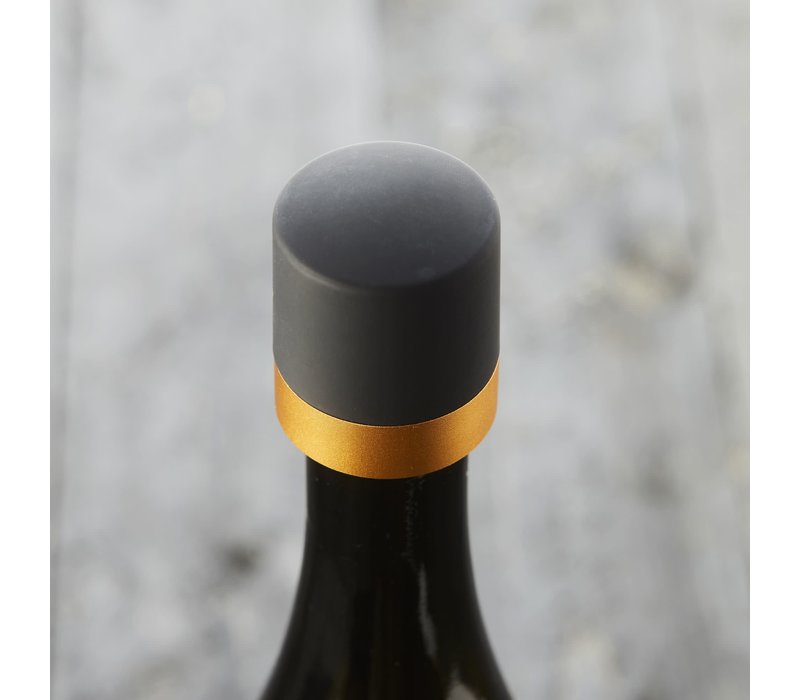 Champagne Stopper in plastic Gold - Point Virgule