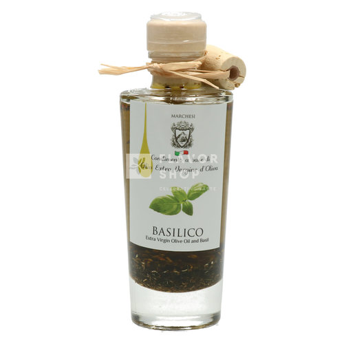 Huile d'olive au basilic 100 ml 
