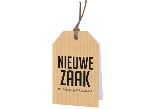 Nieuwe Zaak wenskaartje