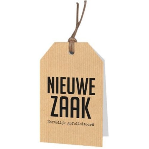 Nieuwe Zaak wenskaartje 