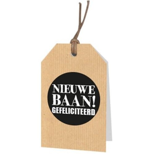 Nieuwe baan! Gefeliciteerd wenskaartje 