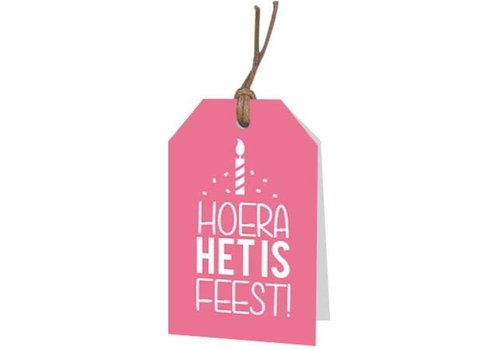 Hourra, c'est une carte de voeux de fête