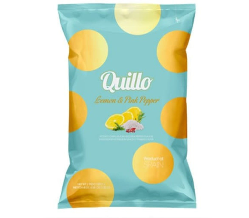 Chips au Citron & Poivre Rose 45 g - Quillo