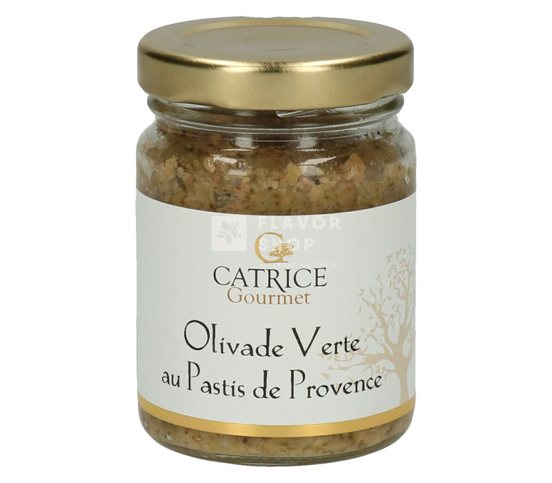 Tapenade aus grünen Oliven mit Pastis de Provence 80 g
