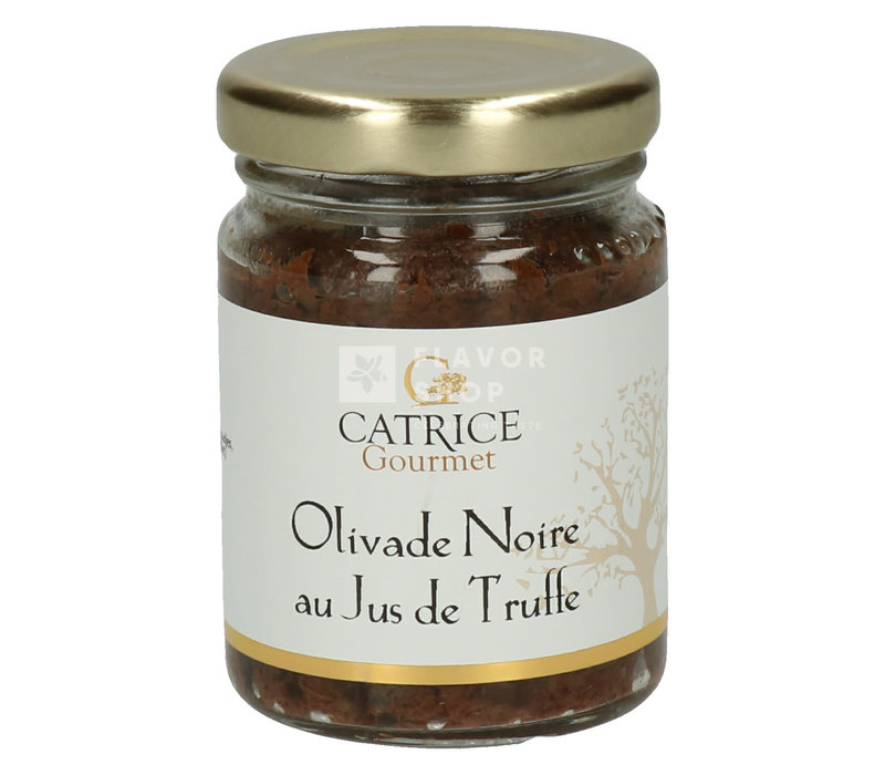 Schwarze Oliventapenade mit Trüffelsaft 80 g