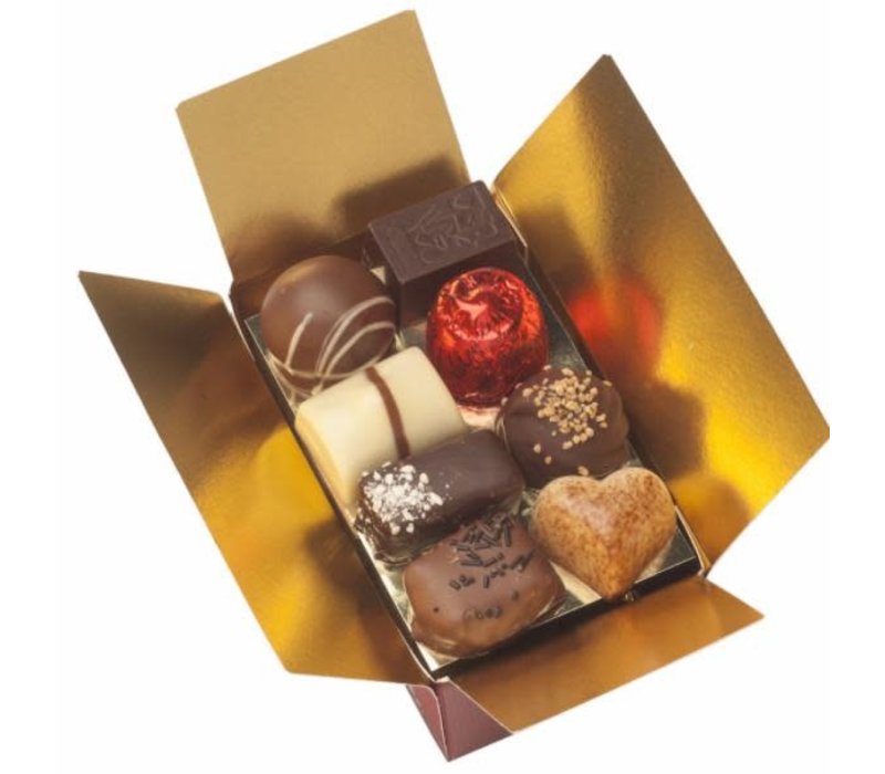 Plakken Opblazen Seizoen Ballotin Belgische chocolade (220 g) - Online pralines kopen - Celebrating  TASTE