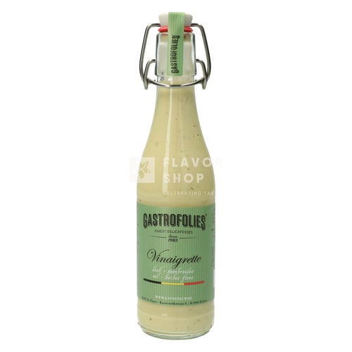 Vinaigrette mit Knoblauch und Gartenkräutern 