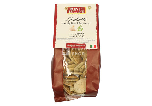 Bonta Lucane Sfogliette aglio & prezzemolo (garlic & parsley) 180 g