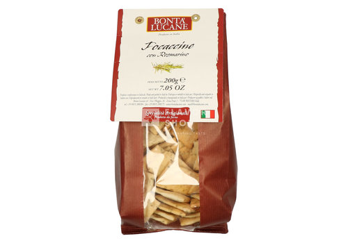 Bonta Lucane Focaccine con rosmarino & sale 200 g