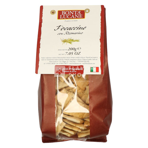 Focaccine con rosmarino & sale 200 g 