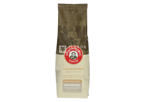Grootmoeders Koffie Coffee Amandine 125 g Ground