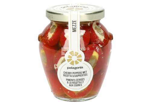 Pelagonia Cherry Peppers with ricotta & capers 280 g