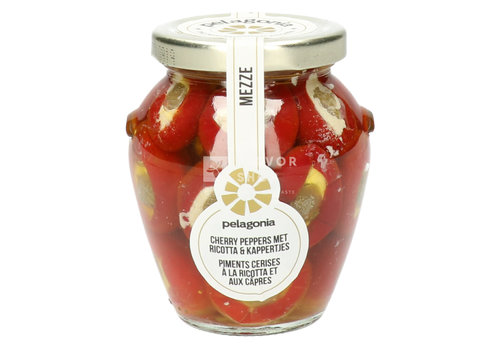 Pelagonia Kirschpaprika mit Ricotta und Kapern 280 g