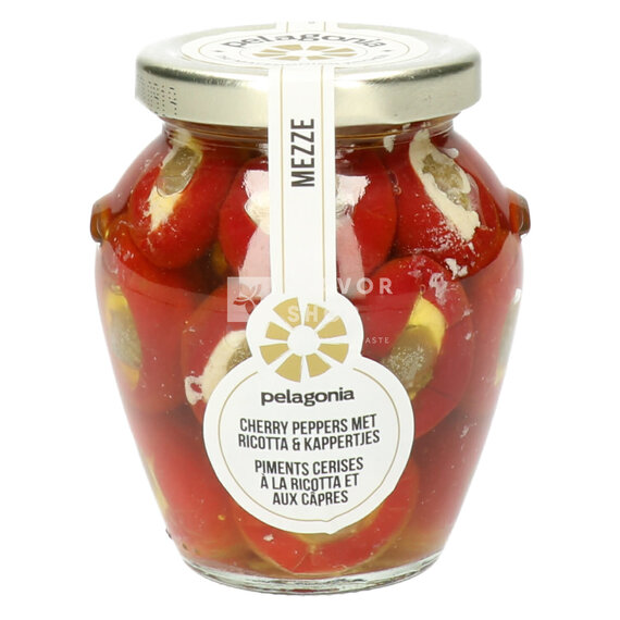 Kirschpaprika mit Ricotta und Kapern 280 g