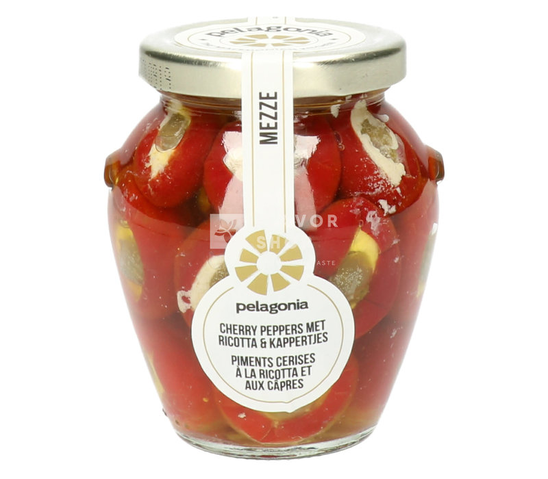 Cherry Peppers with ricotta & capers 280 g