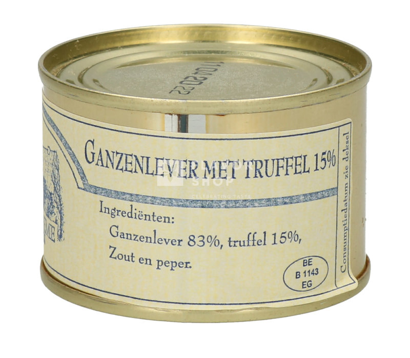 Foie gras van ganzen met truffel 65 g