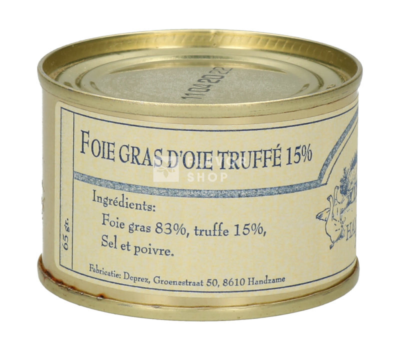 Foie gras van ganzen met truffel 65 g