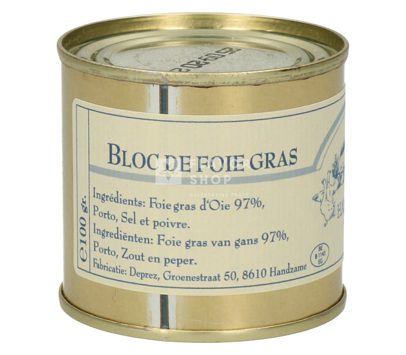Bloc de foie gras 100g