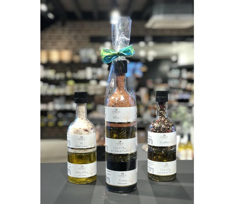 Salt with Garrigue Herbs & Pepper in Mill / Stacking Bottle 270 g