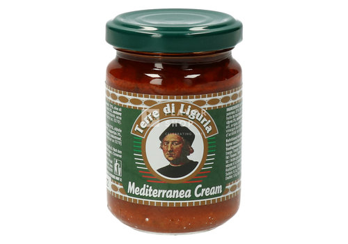 Terre di Liguria Tapenade Mediterranea aux anchois, tomates et poivrons 135 g