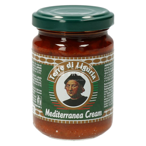 Tapenade Mediterranea aux anchois, tomates et poivrons 135 g 