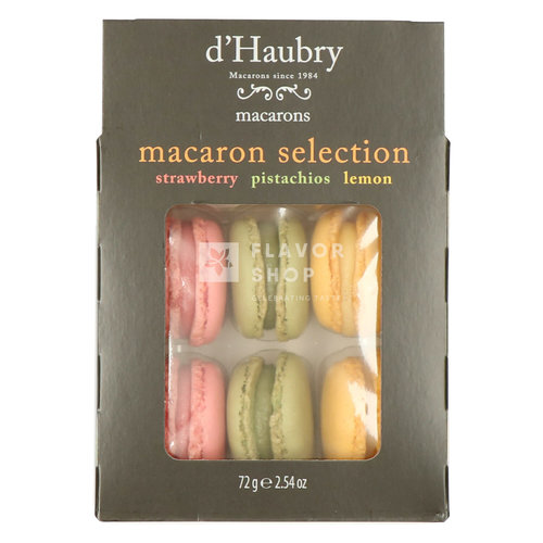 Macarons - Aardbei - Pistache - Citroen 72 g 